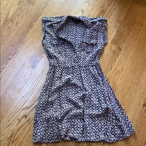 Juniors ditsy mini floral dress